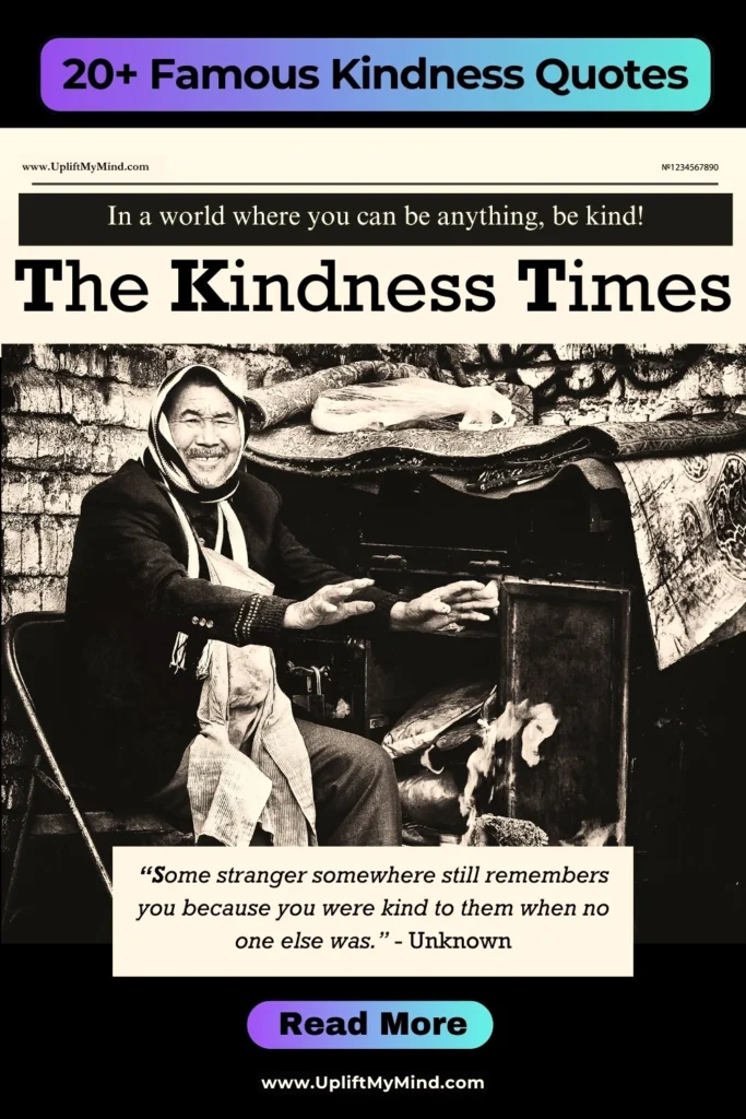 A Pinterest Pin image of a well-known kindness quote.